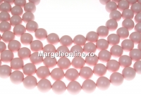 Perle Swarovski, pastel rose, 8mm - x50