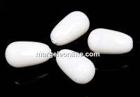 Perle Swarovski picatura, ivory, 11.5x6mm - x2