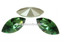Swarovski navette, fancy chaton, erinite, 15mm - x2