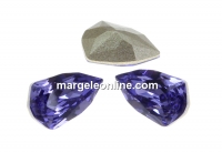 Swarovski, fancy rivoli Slim Trilliant, tanzanite, 7.8mm - x2