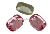 Swarovski, clasic baguette, light rose, 18x13mm - x1
