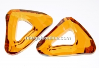 Swarovski, pandantiv cosmic triangle, copper, 14mm - x1