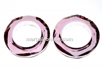 Swarovski, pandantiv cosmic ring, antique pink, 20mm - x1
