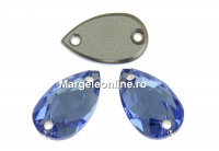 Swarovski, link picatura, light sapphire, 12x7mm - x1