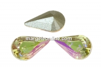Swarovski, fancy rivoli Pear, luminous green, 6mm - x4