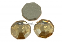 Swarovski, cabochon solaris, golden shadow, 8mm - x2