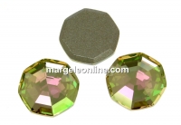 Swarovski, cabochon solaris, luminous green, 8mm - x2
