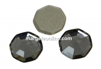 Swarovski, cabochon solaris, silver night, 10mm - x1