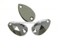 Swarovski, link picatura, light chrome, 12x7mm - x1