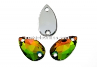 Swarovski, link picatura, vitrail medium, 12x7mm - x1