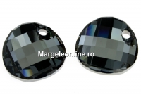 Swarovski, pandantiv twist, silver night, 28mm - x1