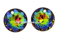 Swarovski, pandantiv chaton, vitrail medium, 10mm - x1