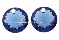 Swarovski, pandantiv chaton, montana, 14mm - x1