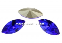 Swarovski navette, fancy chaton, majestic blue, 15mm - x2