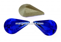 Swarovski, fancy rivoli Pear, majestic blue, 10mm - x2