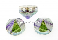Swarovski, margele, tinta rotunda, paradise shine, 7.5mm - x2