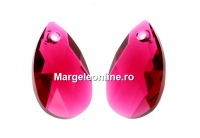 Swarovski, pandantiv picatura, scarlet, 28mm - x1