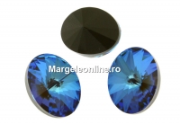 Swarovski, fancy oval, army green DeLite, 14x10.5mm - x2