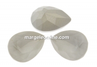 Swarovski, fancy picatura, powder grey, 14x10mm - x1