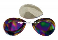 Swarovski, fancy picatura, rainbow dark, 18x13mm - x1
