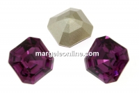 Swarovski, chaton imperial square, amethyst, 10mm - x1