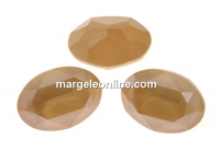 Swarovski, rivoli cabochon oval, ivory cream, 14x10mm - x1