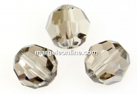 Swarovski, margele, rotund fatetat, satin, 20mm - x1