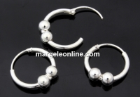 Tortite cercei, argint 925, 14x1.5mm - x1per