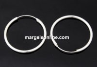Tortite cercei, argint 925, 45x2mm - x1per