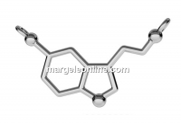 Link formula fericirii, argint 925 pl cu rodiu, 32.5mm - x1