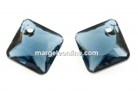 Swarovski, pandantiv Princess cut, montana, 16mm - x1