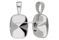 Baza pandantiv ag925, pt Swarovski 4568 de 14x10mm, model 2 - x1