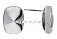Tortite cercei ag925, pt Swarovski 4568 de 14x10mm, model 2 - x1per