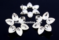 Tortite cercei Flower fancy drop, argint 925 - x 1 per