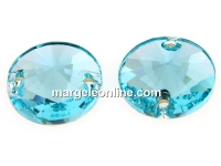 Swarovski, link, light turquoise, 12mm - x2