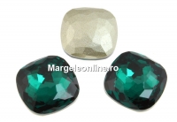 Swarovski 4483, fantasy cushion, emerald, 12mm - x1
