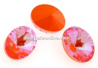 Swarovski, fancy oval, Orange Glow DeLite, 8x6mm - x4