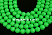 Perle Swarovski, neon green, 14mm - x2