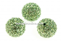 Swarovski, margele pave, peridot, 6mm - x1