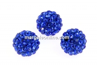 Swarovski, margele pave, majestic blue, 6mm - x1