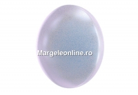 Swarovski, cabochon crystal pearl, iridescent dreamy blue, 6mm - x2