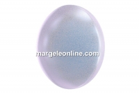 Swarovski, cabochon perla cristal, iridescent dreamy blue, 8mm - x2