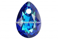 Swarovski, pandantiv picatura, bermuda blue, 9mm - x2