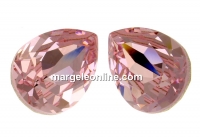 Swarovski, fancy picatura, rosaline, 18x13mm - x1