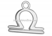 Pandantiv zodiac, balanta, argint 925, 12.5x14mm  - x1