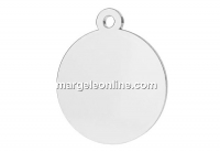 Charm banut, argint 925, 9mm - x1