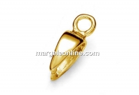 Sistem prindere pandantiv, argint 925 placat cu aur, 10x5mm - x2