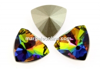 Swarovski, fancy rivoli kaleidoscope triangle, vitrail medium, 6mm - x2