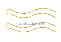 Tortite cercei, argint 925 placat cu aur, 2x86mm - x1per