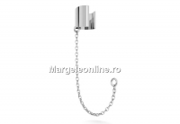 Tortite cercei cu prindere pe ureche si lantisor, 8.4cmag 925 - x1bucata